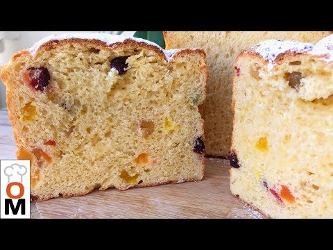 Панеттоне - мягкий, сдобный, ароматный хлеб роскоши из италии panettone