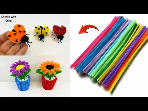 2 Easy and Fun Chenille Wire Craft Projects