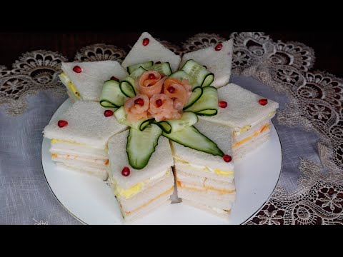 Torta STELLA DI TRAMEZZINI Antipasto di Natale!! Torta Salata SENZA COTTURA