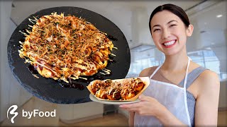 Osaka Food Challenge: Shizuka Cooks Okonomiyaki Like a Local!