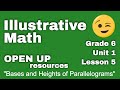 Area and Properties of Parallelograms