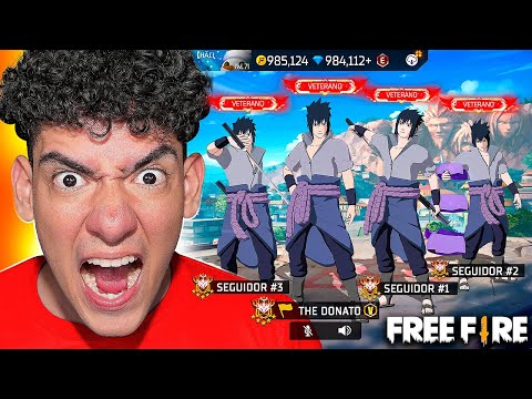 ESCUADRA de SASUKE en FREE FIRE ME HACE ENOJAR MUCHO !! - TheDonato