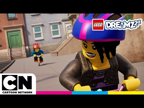 Bike Race Competition for Food | Lego Dreamzzz | Cartoon Network UK