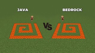 Java vs Bedrock - Minecraft