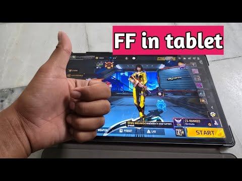 free fire in my tablet || playing in big screen ff