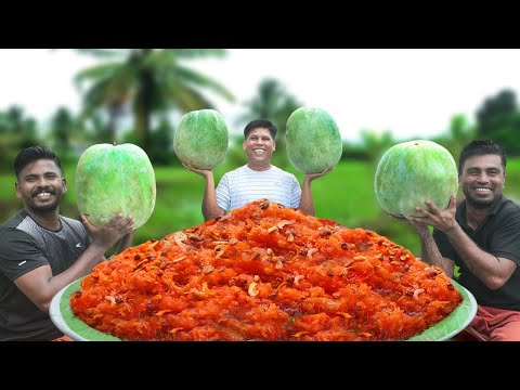 WINTERMELON CANDY | Winter Melon Chocolate Making | Kashi Halwa Recipe | Cooking In Village