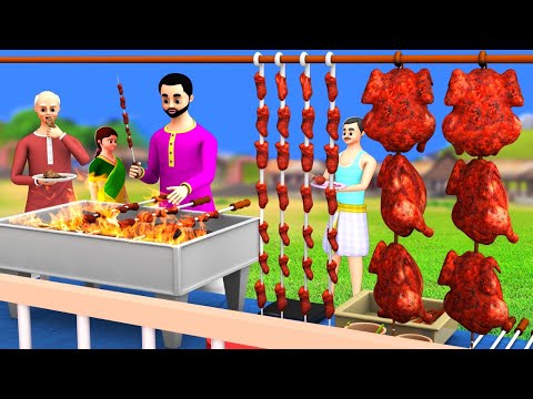 लालची तंदूरी वाला - Greedy Tandoori Seller Hindi Kahaniya Village Comedy Moral Stories | Maa Maa TV