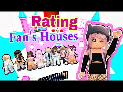 RATING My Fan's Houses in Adopt Me 😍💖🩷🩷🩷🩷🩷🩷