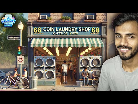 I OPENED A COIN LOUNDRY FOR MY CUSTOMERS|LAUNDRY STORE SIMULATOR #4