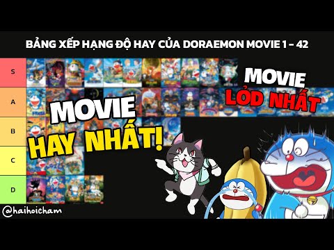 Bảng Xếp Hạng Độ Hay Của 42 Movie Doraemon | Doraemon Movie 1 - 42 | Hải Hỏi Chấm