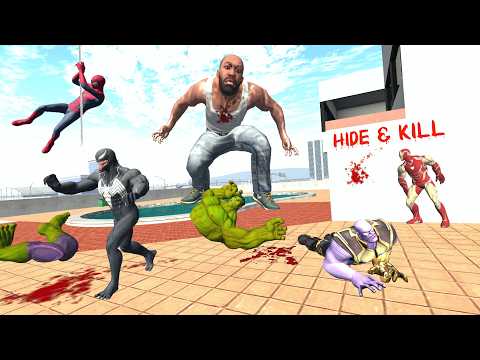 Franklin Play Hide and Kill in Indian Bike Driving 3D