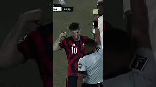 pulisic yellow card vs panama 😳😳 #pulisic #usmnt