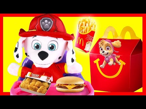 Paw Patrol and Friends Go To McDonalds | Ellie Jr.