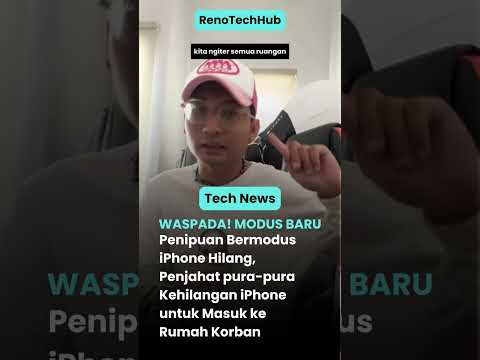 modus baru pura pura iphone hilang