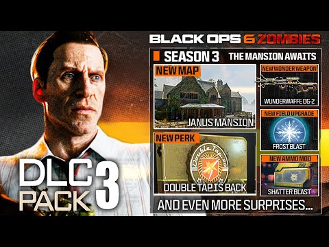 NEW BLACK OPS 6 ZOMBIES DLC 3 MAP LEAKS: DOUBLE TAP RETURNS & MORE...