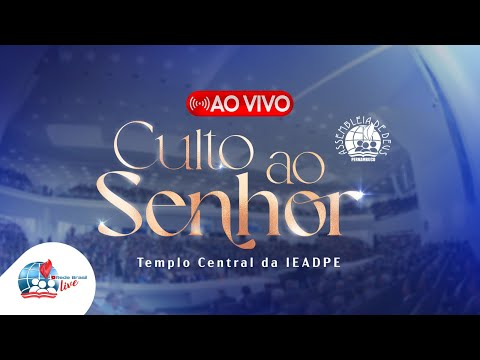 AO VIVO | ÚLTIMO CULTO AO SENHOR DE 2024 - 29/12/24 | IEADPE - REDE BRASIL