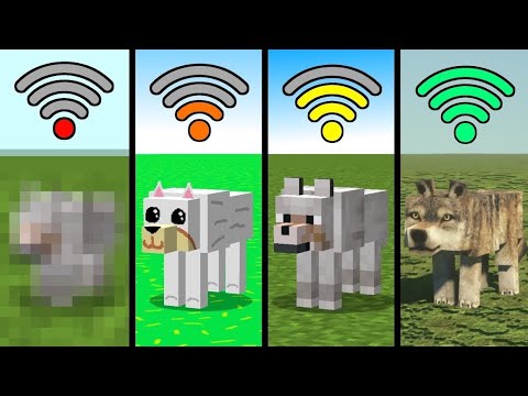 MINECRAFT pero con DIFERENTES Wi-Fi 😱