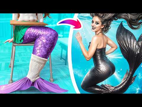 From Nerd To Beauty Dark Mermaid / What If Gadgets From Tik Tok Were People!