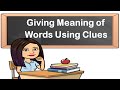 Understanding Context Clues in Reading