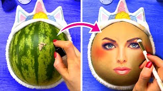 Bizarre Fruit Makeover you would like || We tested Viral Tik-Tok MakeUp Hacks and it was insane