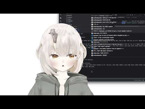 겨울 스키장 자랑 + AI 버튜버 설명