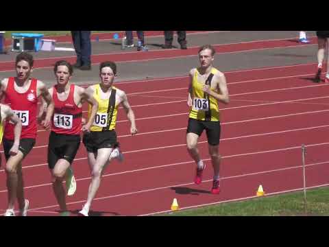 1500m under 20 Men Final Kent Championships 14th May 2022