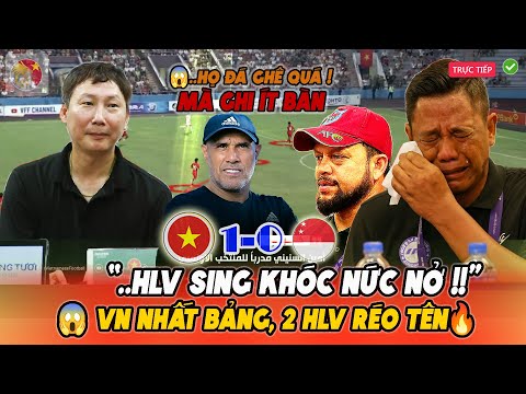 📺U23 Việt Nam thắng nhọc 😓 HLV Singapore vẫn phải bật khóc 💧 Yemen dè chừng, Bangladesh nể phục!