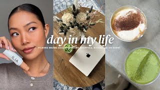 day in my life | filming IG campaigns, Filipino Supermarket, attending a gifting suite