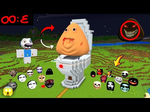 SURVIVING FROM CARTOON BOBO 😱 HOUSE WITH 100 NEXTBOTS in Minecraft - Gameplay - Coffin Meme