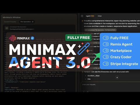 MiniMax Agent (New Upgrades & $150K Contest): This Agent just GOT CRAZY w/ Agent Marketplace & Remix