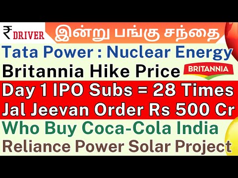 TATA Power | Tamil share market news | Reliance Power | Britannia | Coca Cola India | Hero MotoCorp