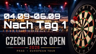 Darts European Tour 12 Update nach Tag 1 in Prag | Spannende weitere Themen sind in Planung