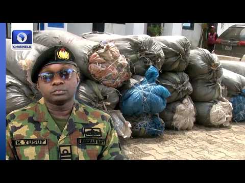 Navy Hands Over 19 Bags Of Suspected Cannabis To NDLEA