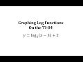 Graphing Log Functions on TI-84
