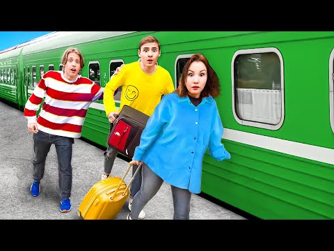 24 Часа В Поезде со Светой Кемер ! **Уезжаем на каникулы?**