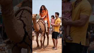 Husband Making Camel With Wood #shorts #shortvideo