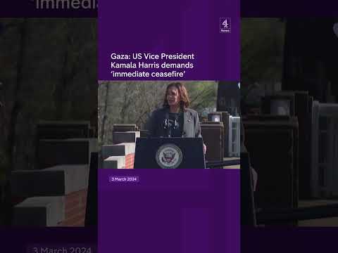 US Vice President Kamala Harris demands 'immediate ceasefire' in Gaza