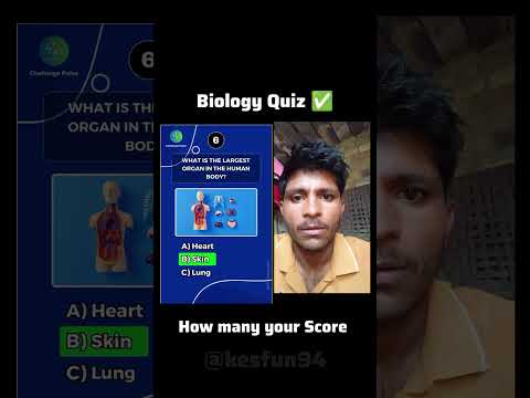 biology Quiz ✅ 💯 sl#quiz #biology