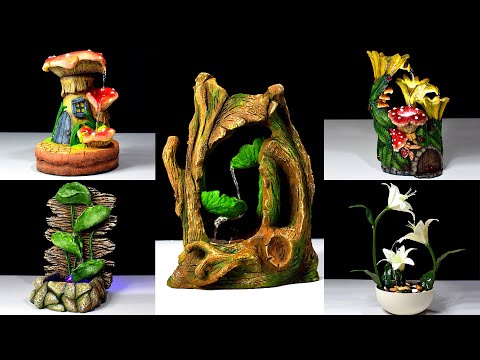 Top 5 Best DIY Cement Fountain Inspiration from Nature | DIY Home Decorating Idea