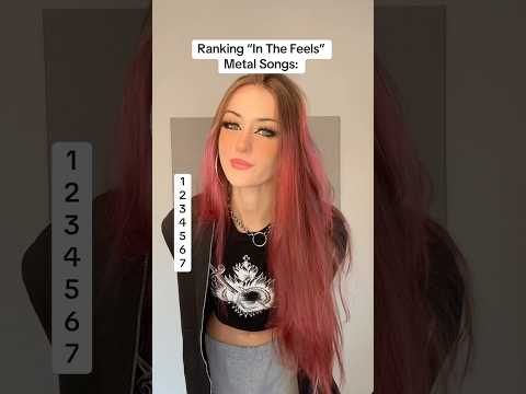 Ranking “In The Feels” Metal Songs 🤘 #metalhead #emo #metal #rock #ranking #challenge