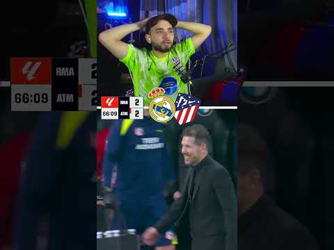 رد فعل ريال مدريد ضد اتليتيكو مدريد 🔥👏⚽️