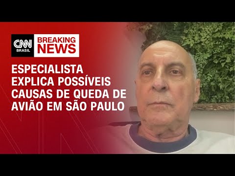 Especialista explica possíveis causas de queda de avião em São Paulo | BASTIDORES CNN