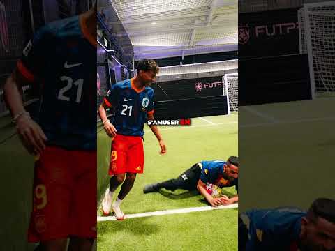 Yamal humilie sa famille au foot à 5 😅 #yamal #fcbarcelona