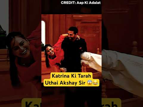Akshay Kumar Lift A Girl 😱🤯 | Aap Ki Adalat #akshaykumar #bollywood #stunt #shorts
