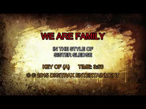 Sister Sledge – We Are Family (Backing Track)