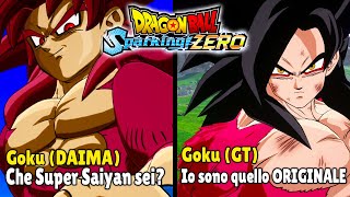 Cosa SUCCEDE se GOKU SSJ4 DAIMA incontra GOKU SSJ4 GT?! 🔥 Dialoghi Segreti in Sparking Zero
