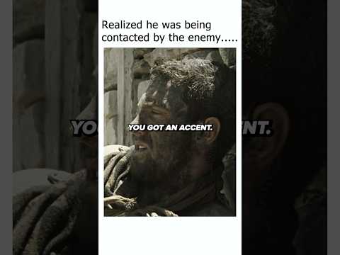 Realized he was being contacted by the enemy…😳