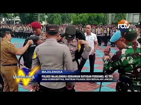 Polres Majalengka Kerahkan Ratusan Personel ke TPS