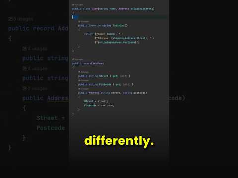 Records vs Classes in C#
