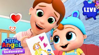 Waktu Bersama Keluarga 👨‍👩‍👧‍👦 Lagu Anak Little Angel Bahasa Indonesia LIVE 24/7